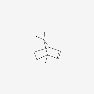 2D Lewis structure of bornylene