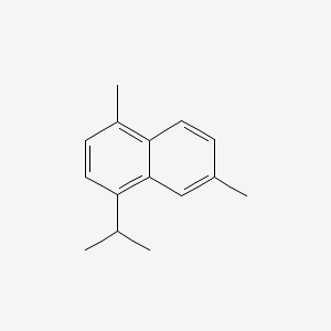 2D Lewis structure of cadalene