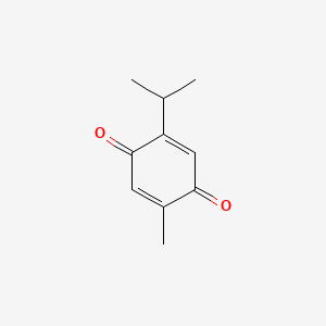 2D structure of thymoquinone