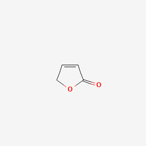 2D Lewis structure of 2(5h)-furanone