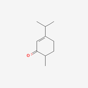 2D Lewis structure of carvenone