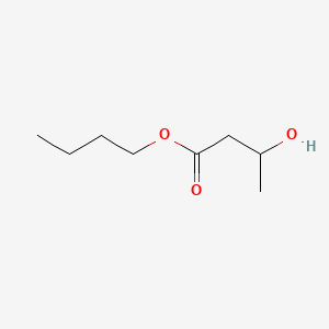2D Lewis structure of butyl 3-hydroxybutanoate