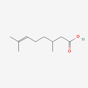 2D structure of citronellic acid