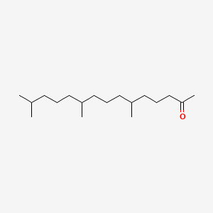 2D structure of 6,10,14-trimethyl-2-pentadecanone