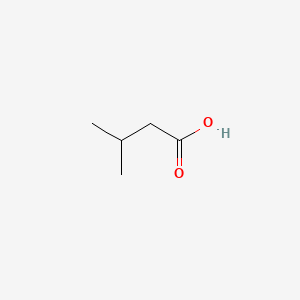 2D structure of isovaleric acid