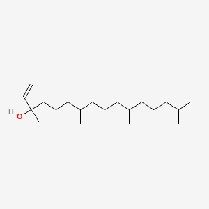 2D Lewis structure of isophytol
