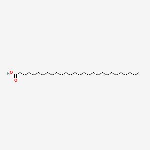 2D Lewis structure of octacosanoic acid