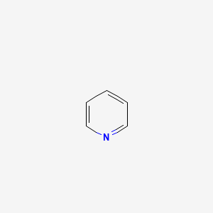 2D Lewis structure of pyridine