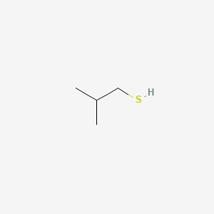 2D structure of 2-methyl-1-propanethiol