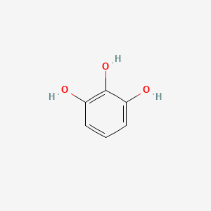 2D Lewis structure of pyrogallol