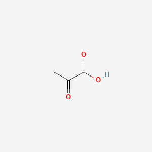 2D structure of pyruvic acid