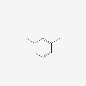 2D Lewis structure of 1,2,3-trimethylbenzene