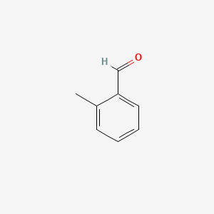 2D Lewis structure of 2-methylbenzaldehyde