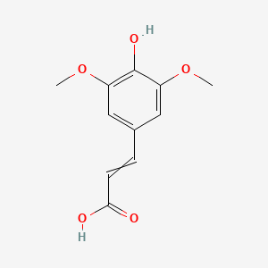 2D Lewis structure of sinapic acid