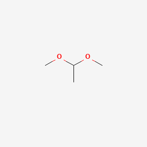 2D Lewis structure of 1,1-dimethoxyethane