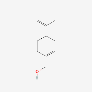 2D Lewis structure of perilla alcohol