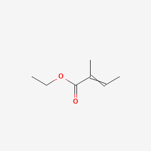 2D structure of ethyl tiglate