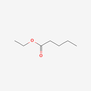 2D structure of ethyl pentanoate
