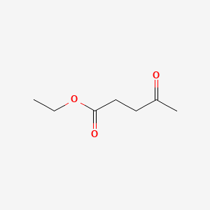 2D Lewis structure of ethyl levulinate