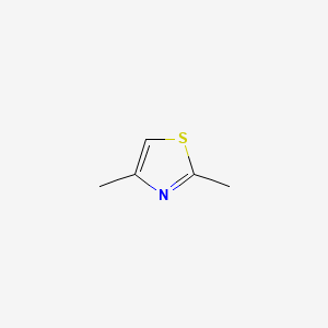 2D Lewis structure of 2,4-dimethylthiazole