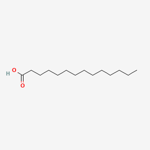2D structure of tetradecanoic acid