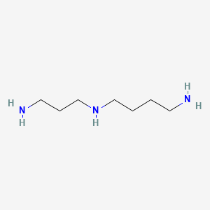 2D Lewis structure of spermidine