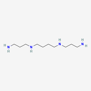 2D Lewis structure of spermine