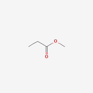 2D Lewis structure of methyl propionate
