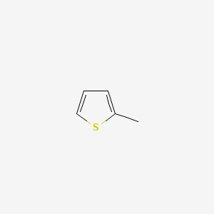 2D Lewis structure of 2-methylthiophene