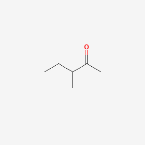 2D structure of 3-methyl-2-pentanone
