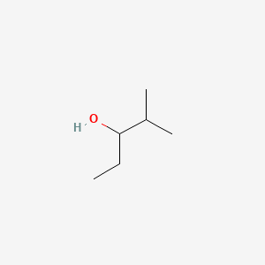 2D Lewis structure of 2-methyl-3-pentanol