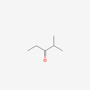2D structure of 2-methyl-3-pentanone