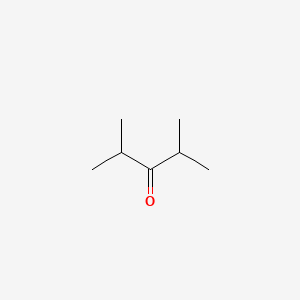 2D structure of 2,4-dimethyl-3-pentanone