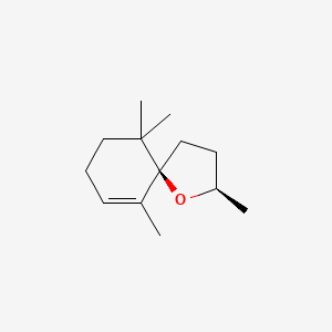 2D Lewis structure of theaspirane a