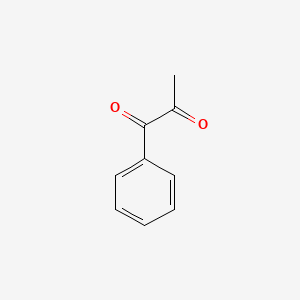 2D Lewis structure of 1-phenyl-1,2-propanedione