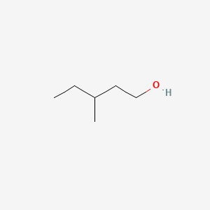2D Lewis structure of 3-methyl-1-pentanol