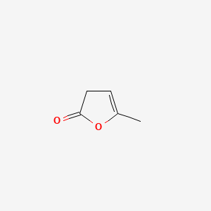 2D Lewis structure of 5-methyl-2(3h)-furanone