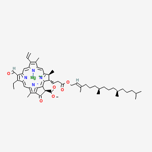 2D Lewis structure of chlorophyll b