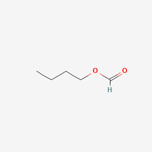 2D Lewis structure of butyl formate