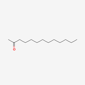 2D Lewis structure of 2-tridecanone