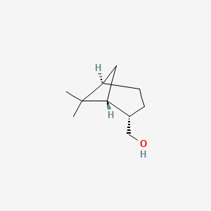 2D Lewis structure of cis-myrtanol
