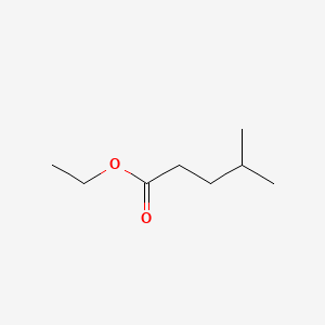 2D structure of ethyl 4-methylpentanoate