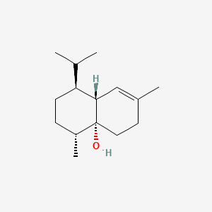 2D Lewis structure of cubenol