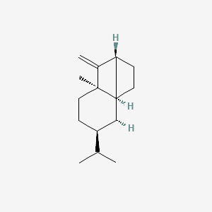 2D Lewis structure of sativene