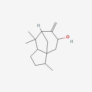 2D Lewis structure of cedrenol