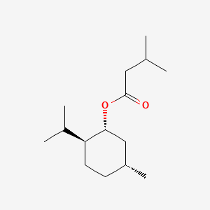 2D Lewis structure of menthyl isovalerate
