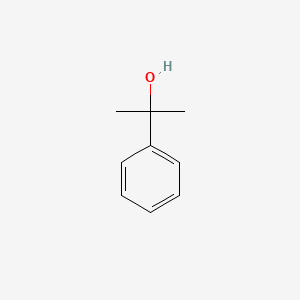 2D Lewis structure of 2-phenyl-2-propanol