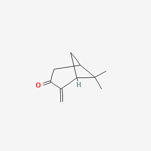 2D Lewis structure of pinocarvone