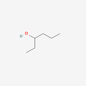 2D structure of 3-hexanol