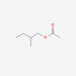 2D structure of 2-methylbutyl acetate
